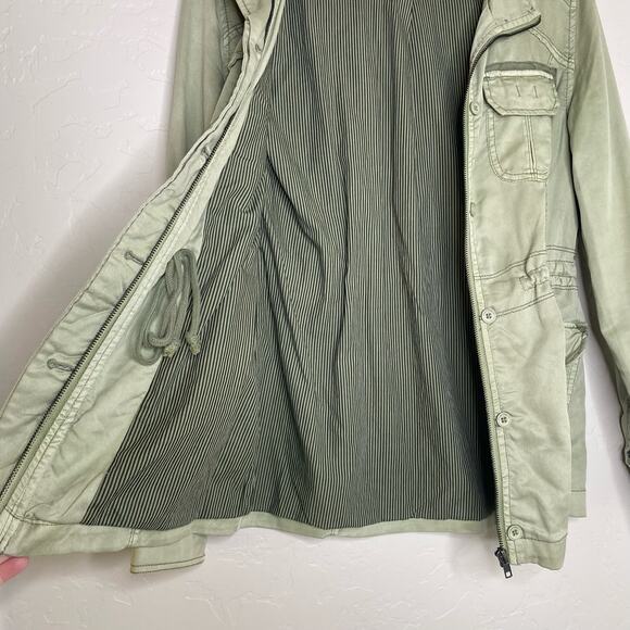 Marrakech Anthropologie Utility Jacket Geneva Military Green Medium - Picture 9 of 14